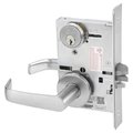 Corbin Russwin Institution or Utility Mortise Lock, NS Lever, A Rose, Satin Chrome ML2032 NSA 626